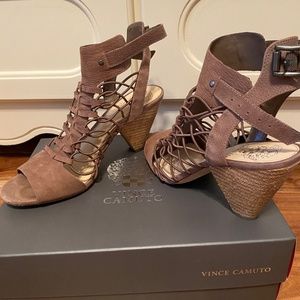 Vince Camuto Leather Strappy Sandals